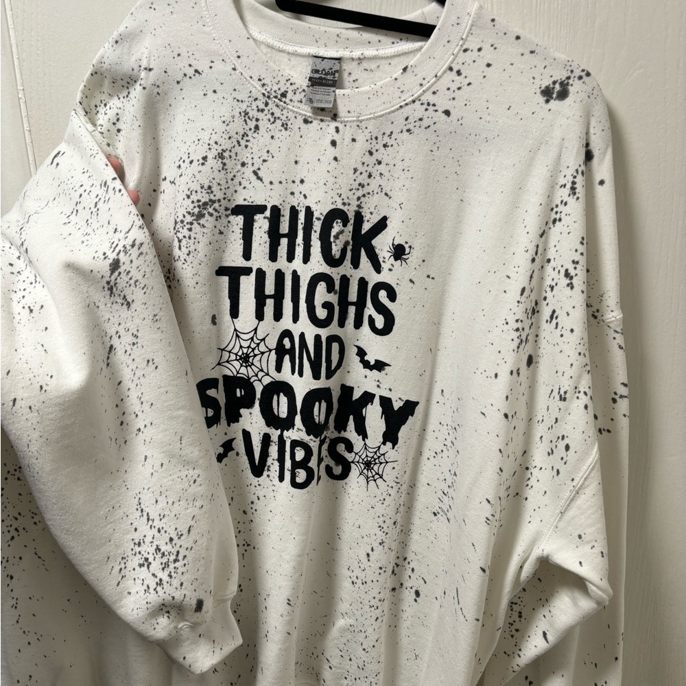Paint splatter spooky crewneck